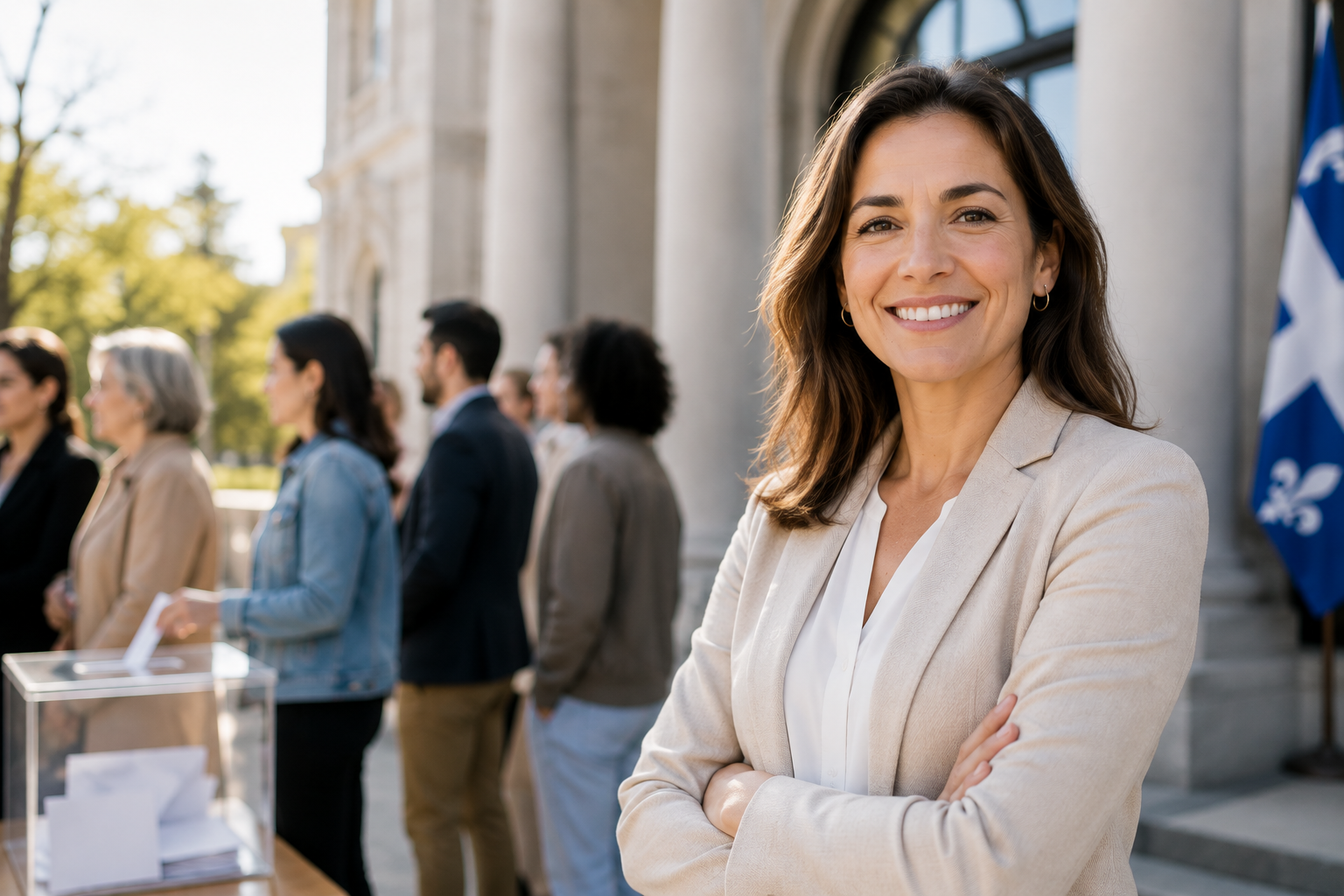 Les femmes arrivent en ville — Le Droit