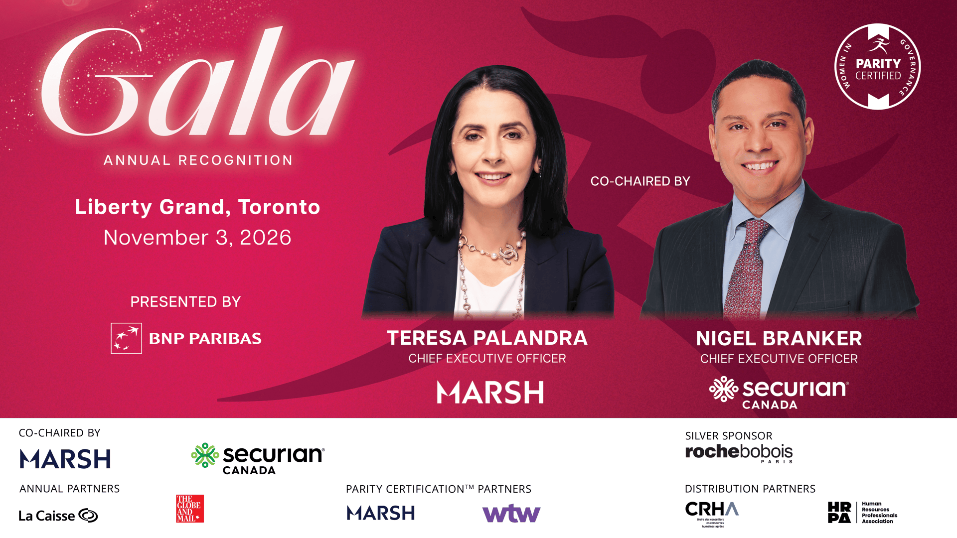 An exclusive opportunity to connect with Canada’s leaders