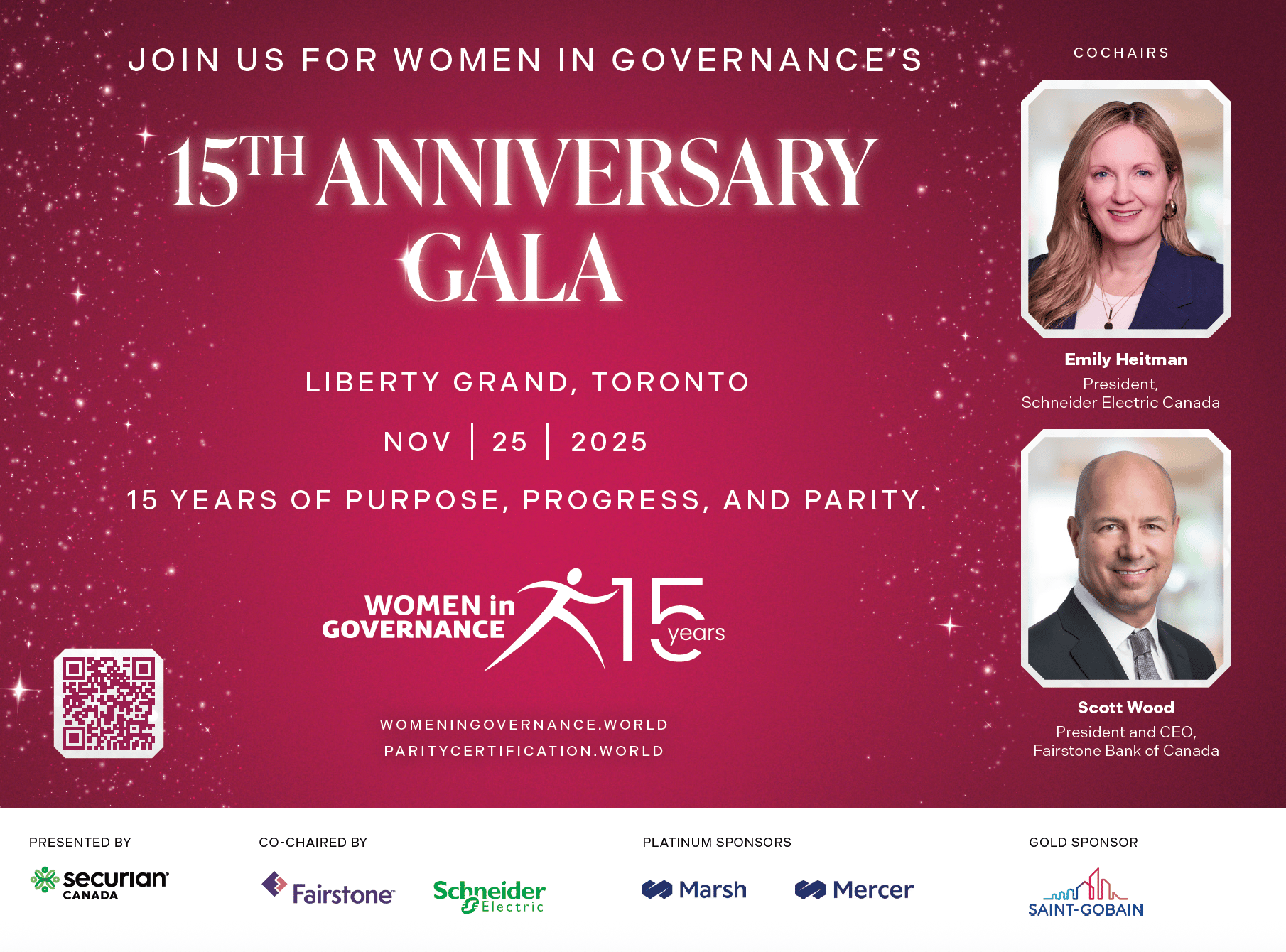 Two leaders, two visions, one shared commitment to parity : discover our honorary co-chairs