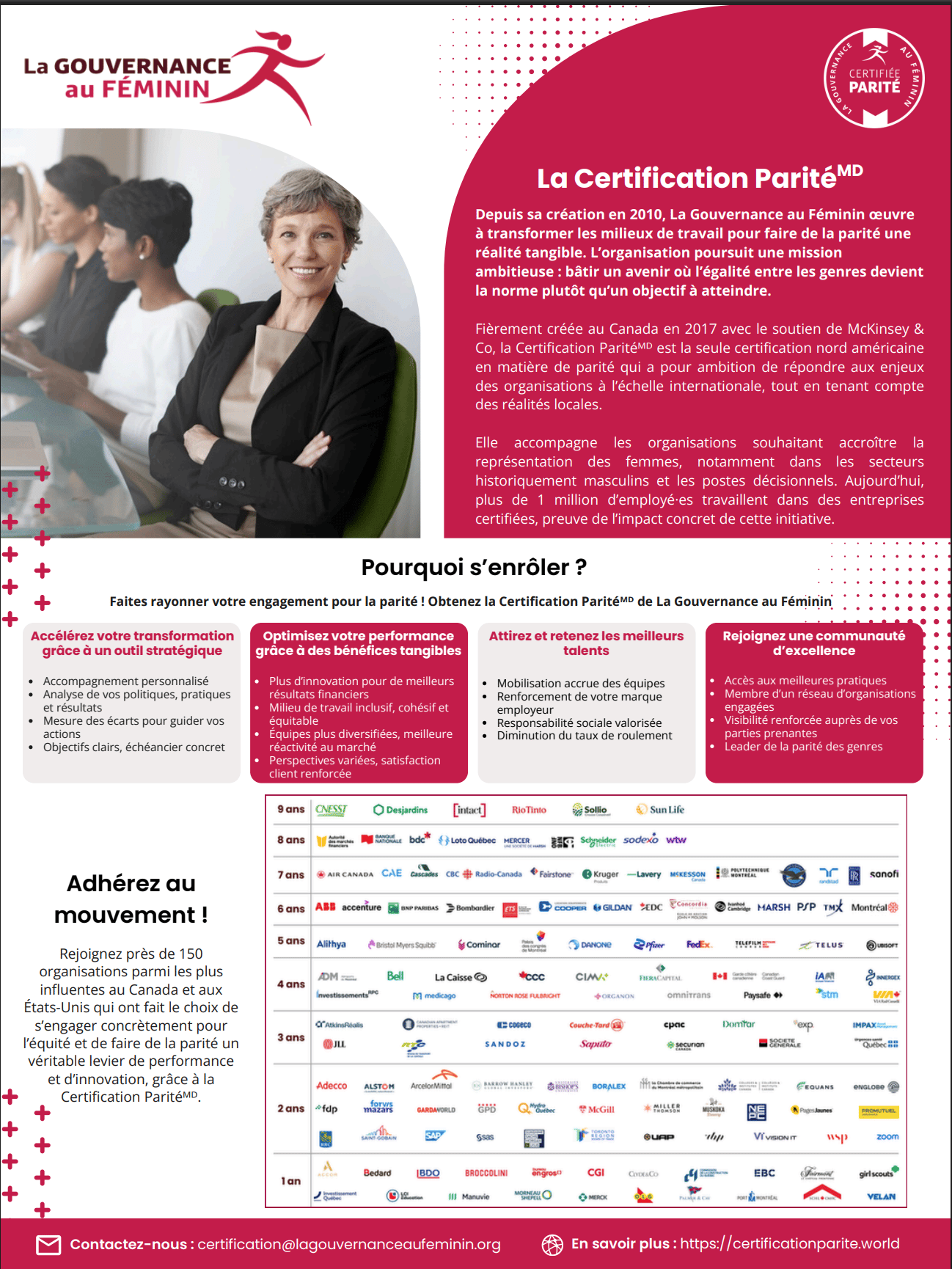 ONE PAGER CERTIFICATION PARITÉ 2025