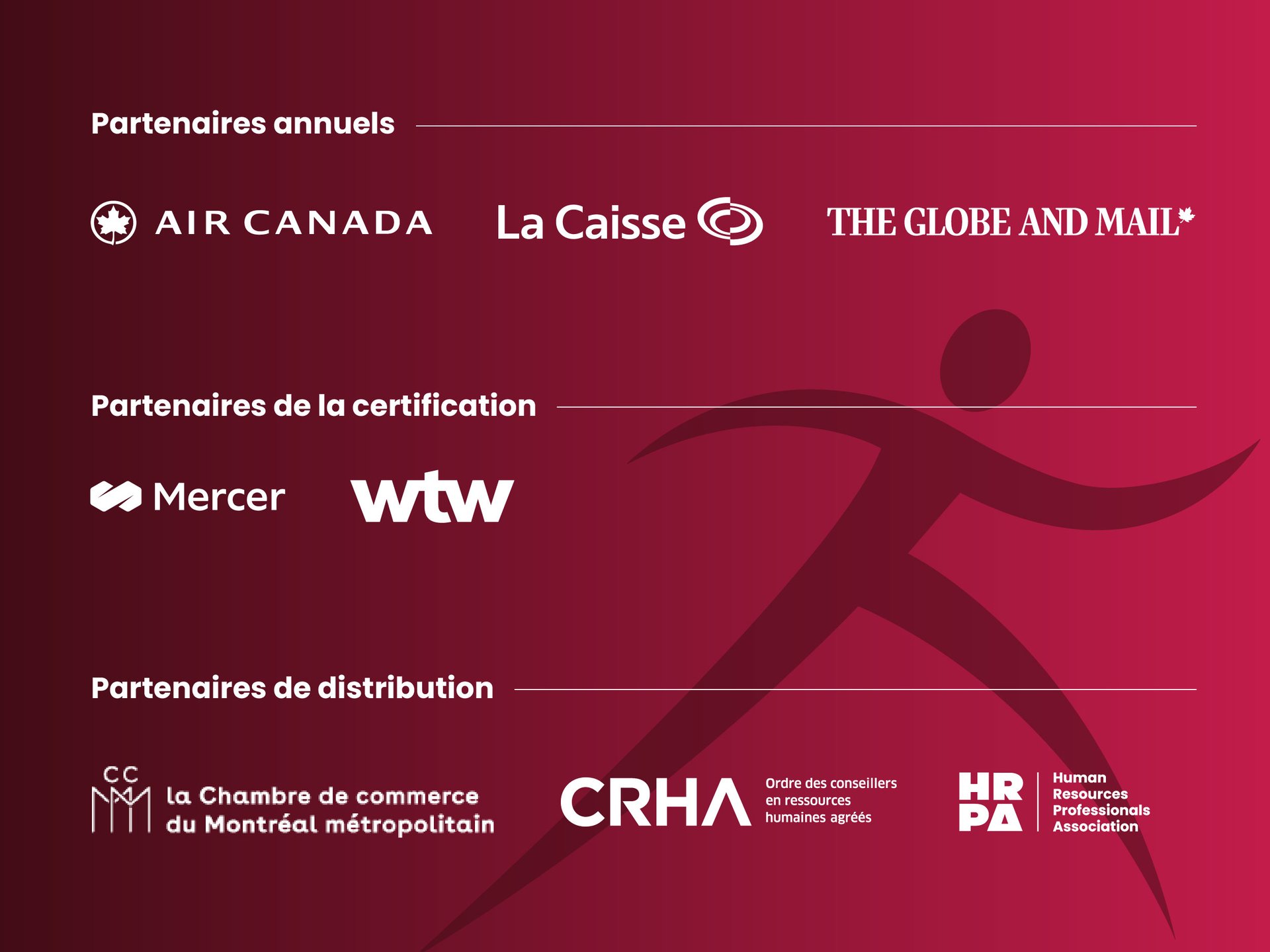 Merci à nos partenaires du Gala de Montréal!