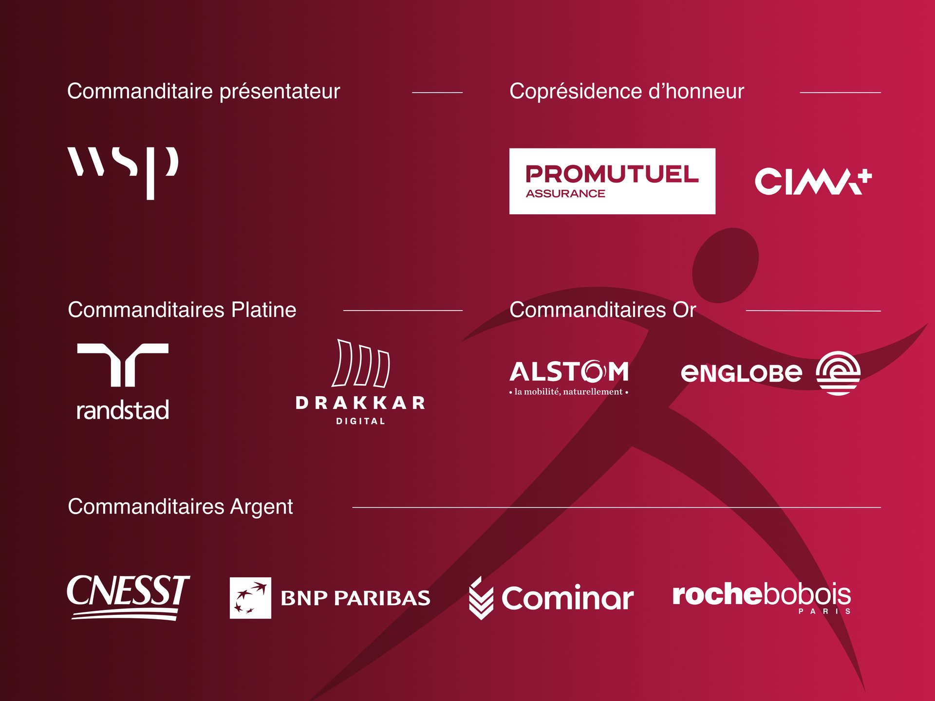Merci à nos commanditaires du Gala de Montréal ! 