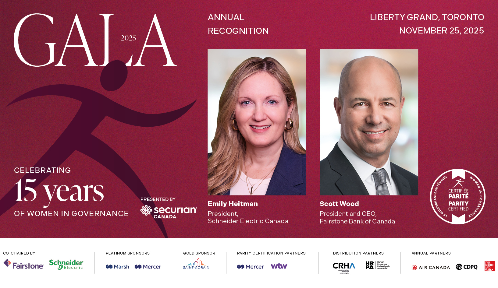 2025 Annual Recognition Gala — Toronto