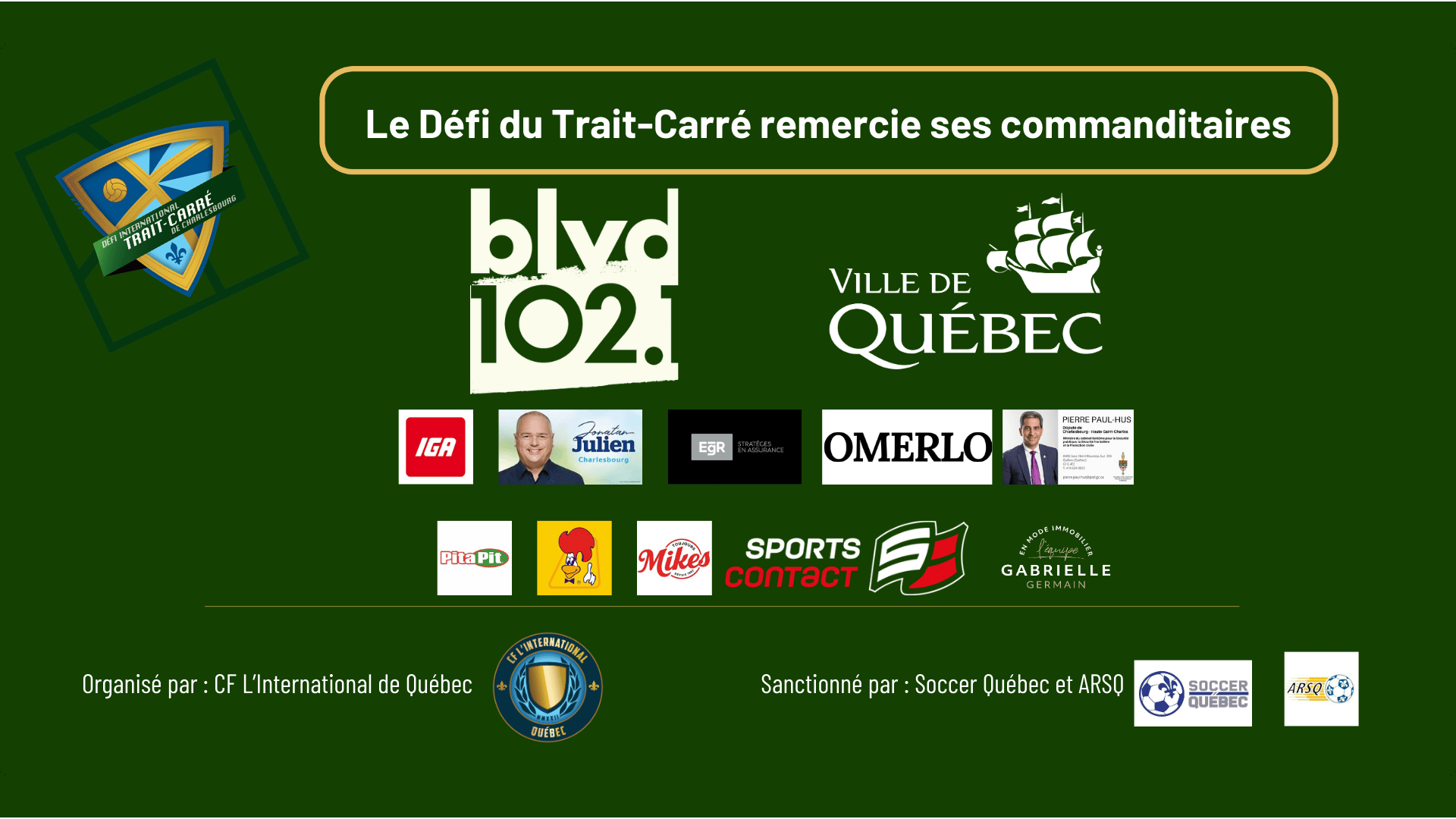 Merci à nos précieux partenaires