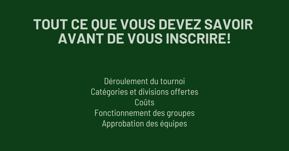 Infos pratiques et modalités
