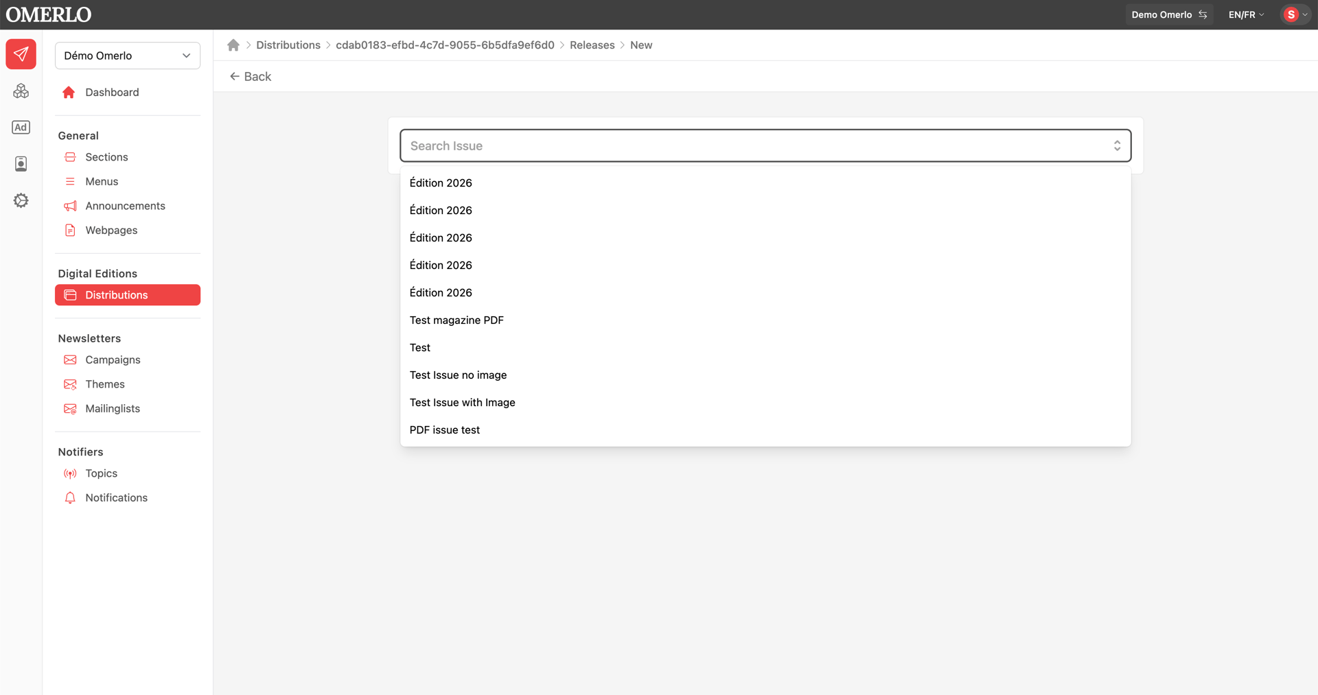 Creating a distribution V6