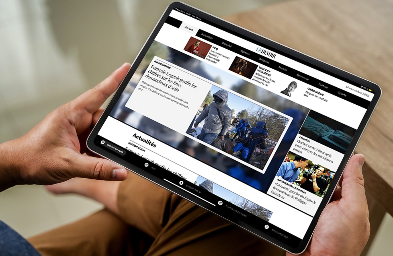 Omerlo Signs Complete Overhaul of Le Devoir's Mobile and Tablet Applications