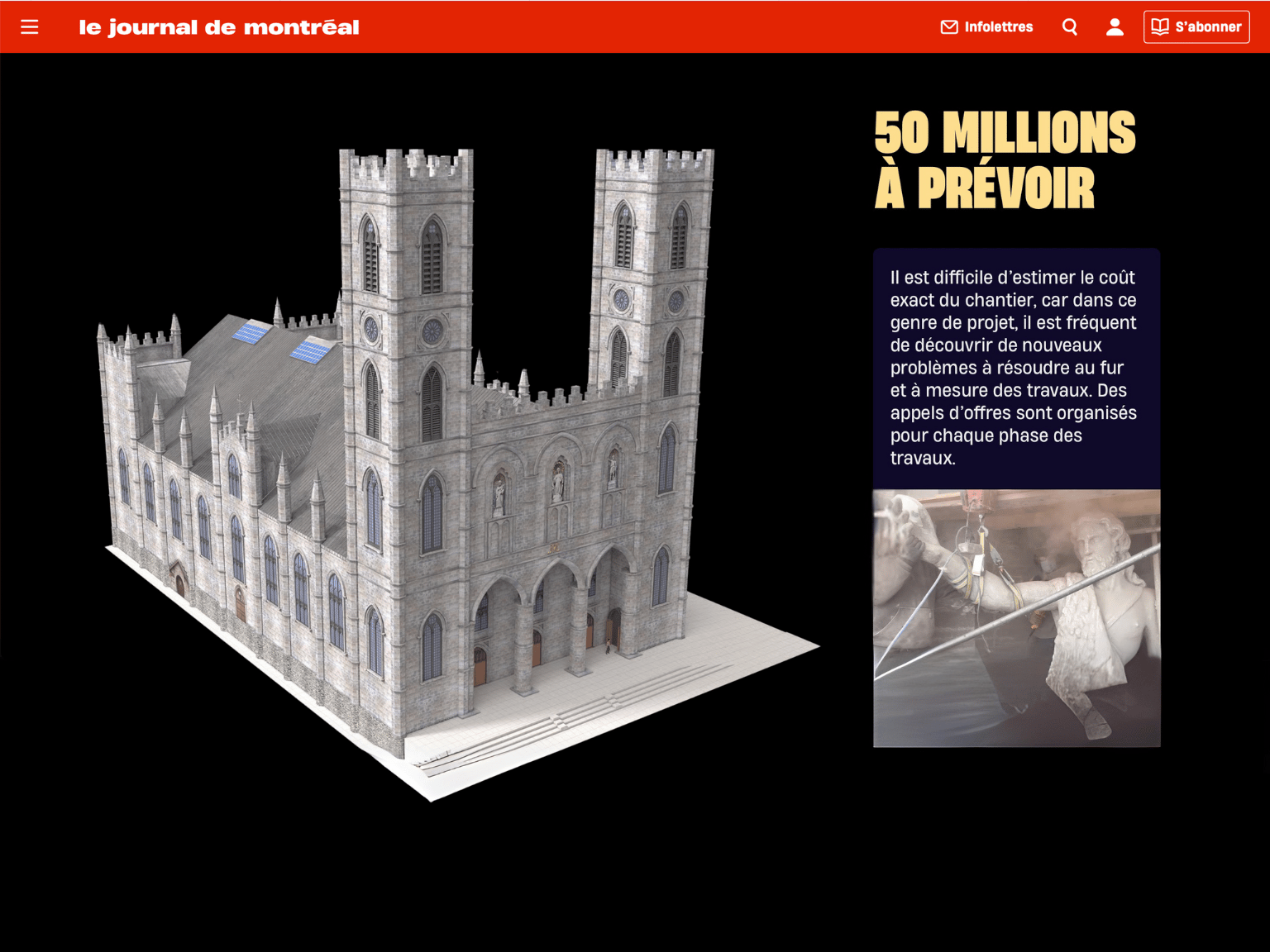 Des millions pour rénover un joyau patrimonial